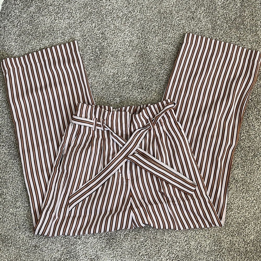 Express High Rise Wide Leg Palazzo Pant-Medium